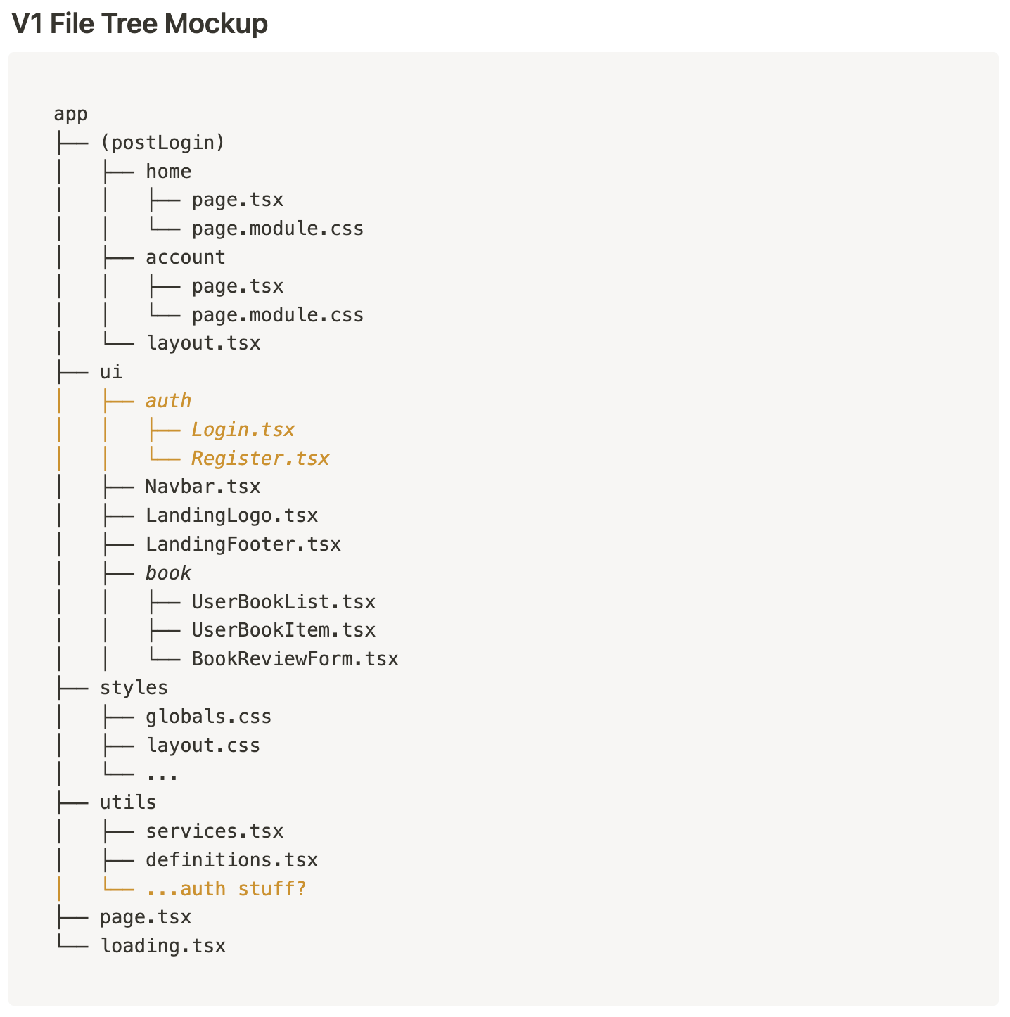 <b>Better Book Base</b> <br /> In planning phase. Check out the <a href="https://observant-methane-45b.notion.site/Better-Book-Base-f562e81435914d629612c02eb907f7d3" rel="noopener noreferrer" target="_blank" style="color:blue;cursor:pointer;">design doc</a>